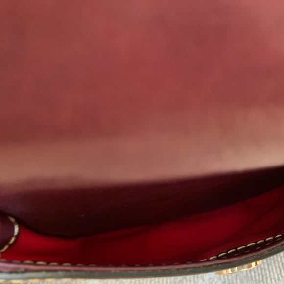Dooney & Bourke Burgundy Florentine Leather Shoulder Bag - Picture 10 of 10